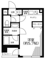 インシティ浜松町の間取り画像