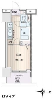 エスティメゾン錦糸町Ⅱの間取り画像