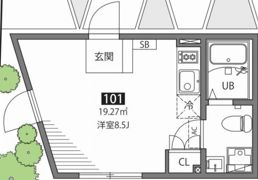 千歳烏山ヴィレッジNの間取り画像