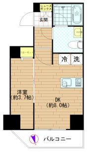 アリーチェ中野野方の間取り画像