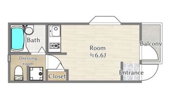FUJISTA幡ヶ谷Ⅲの間取り画像