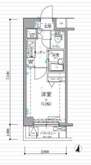 リヴシティ新宿壱番館の間取り画像
