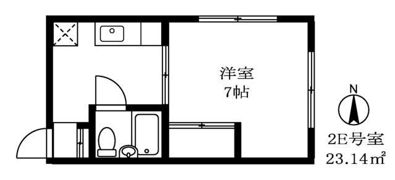 ヴィレッジⅠの間取り画像