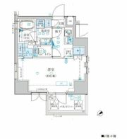 ベルシード門前仲町の間取り画像