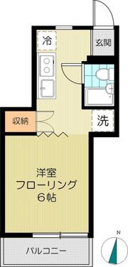 コーポミキの間取り画像
