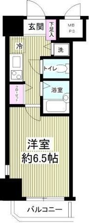 レジオス市谷の間取り画像