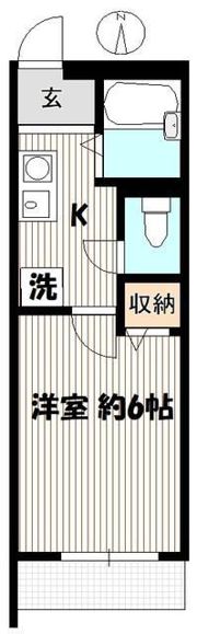 林マンションの間取り画像
