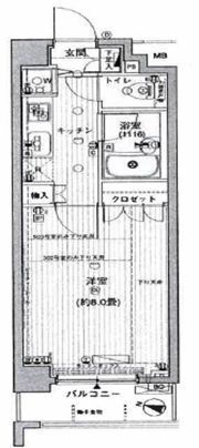 LUXURY APARTMENT NISHI-SHINJUKUの間取り画像