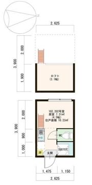 Chanvlunafleurの間取り画像