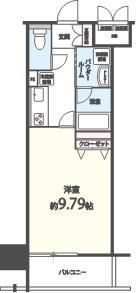 シエル新堀の間取り画像