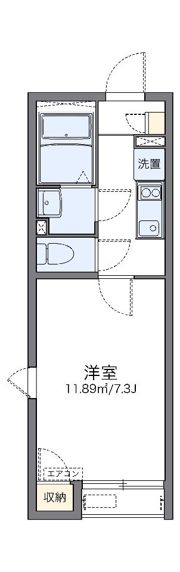 レオネクストウエスト早稲田の間取り画像