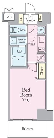 リビオメゾン南砂町の間取り画像