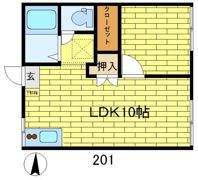 フォーシーズンズ桜町の間取り画像