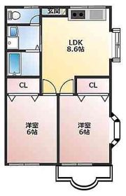コーポレナの間取り画像