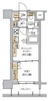 リビオメゾン芝浦の間取り画像