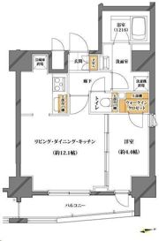 ソルフィエスタ新御徒町の間取り画像