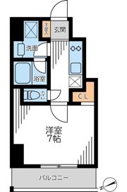ザ・パーククロス門前仲町の間取り画像