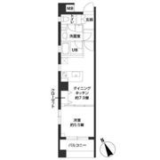 カスタリア新富町Ⅳの間取り画像