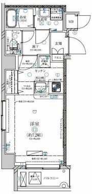 ディアレイシャス押上SKY VILLAGEの間取り画像