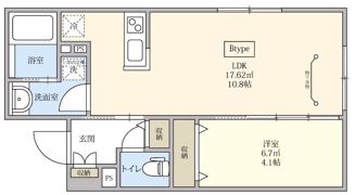 ルネコート羽田大鳥居の間取り画像