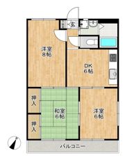 アメニティパレスワタナベの間取り画像