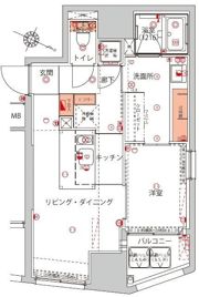 ハーモニーレジデンス千代田岩本町の間取り画像
