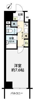 パレステュディオ六本木の間取り画像