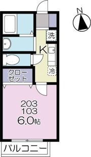 シャレンの間取り画像