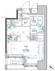 クレイシア日本橋水天宮前の間取り画像
