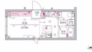 ベルシードステアー日暮里の間取り画像