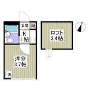 スイートピーの間取り画像