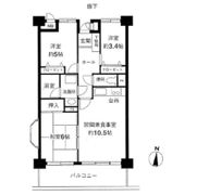 けやき通り南参番館の間取り画像