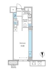 ゲートヒル東京の間取り画像