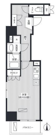 エフシティ亀戸の間取り画像