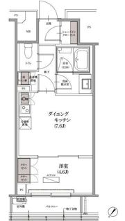SKナインティ門前仲町の間取り画像