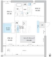 ガーデニエール砧 WESTの間取り画像