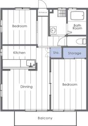 グレースコートの間取り画像