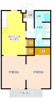 SOLEIL(ソレイユ)Ⅰの間取り画像
