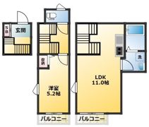 ヴィンテージ高松の間取り画像