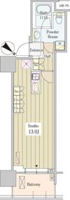 ユニゾンタワーの間取り画像