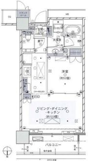 ザ・パークハウス晴海タワーズクロノレジデンスの間取り画像