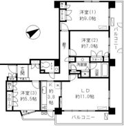 フラット曙町’89の間取り画像