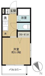 スカイコート麻布の間取り画像