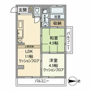 西落合ファミリーマンションの間取り画像