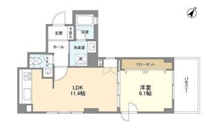 DeLCCS水天宮前の間取り画像
