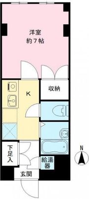 アパートメントプレアデスの間取り画像