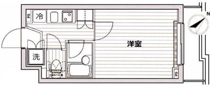ルーブル早稲田参番館の間取り画像