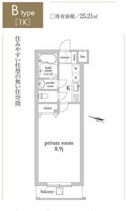 アーベイン浅草の間取り画像