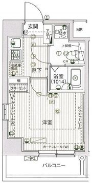 クレアシオン後楽園の間取り画像