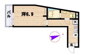 ベルジュ六郷の間取り画像